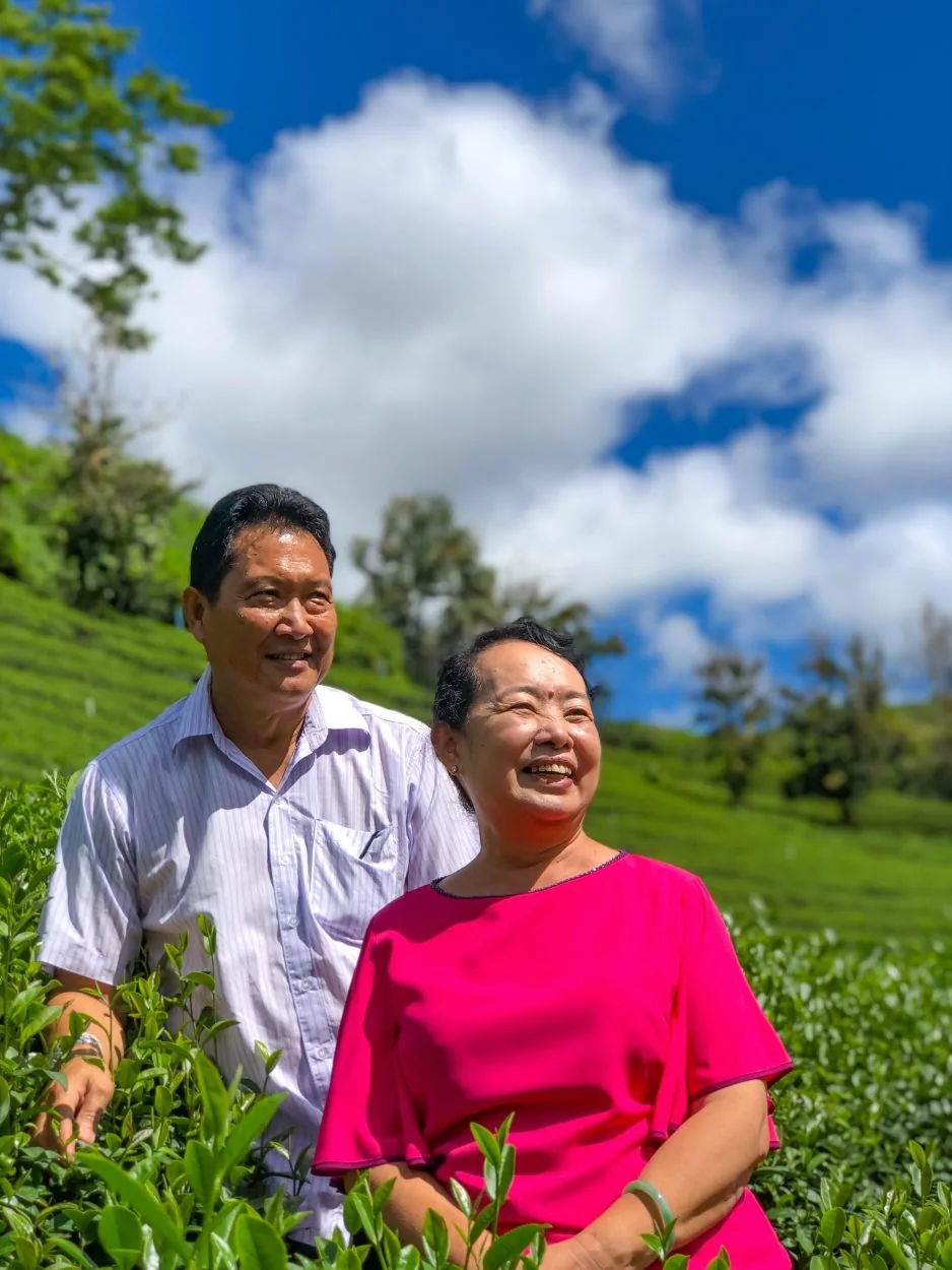 Mr. Jamroen & Mrs. Aurasar Founders of Chokechamroen Tea Co.,Ltd